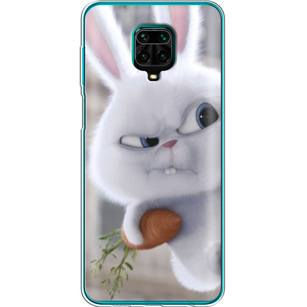 Чохол Boxface Xiaomi Redmi Note 9S Rabbit Snowball Прозорий силікон (39475-up1116-39475)