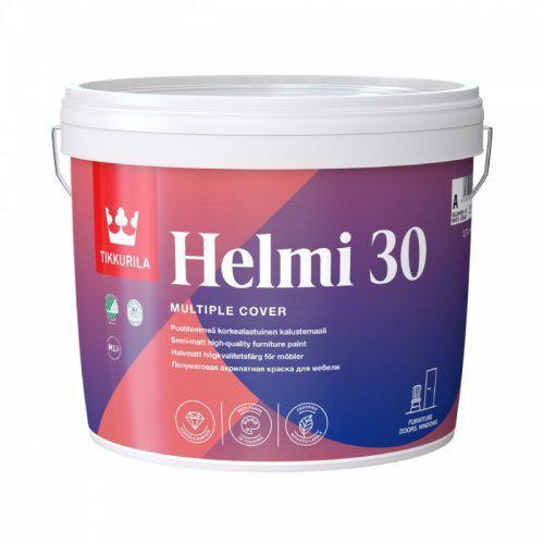 Емаль акрилатна TIKKURILA Helmi 30 База С 0,9 л (2446132784)
