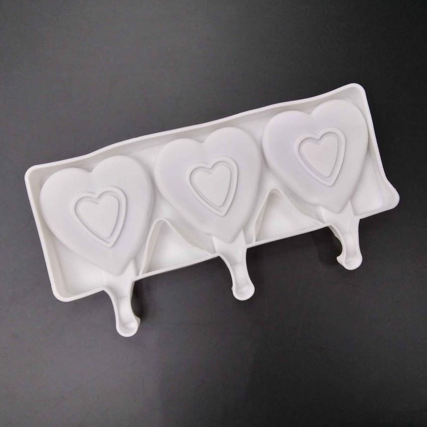 Форма для мороженого и десертов SNS Сердце силиконовая 28x14 см (1497423709)