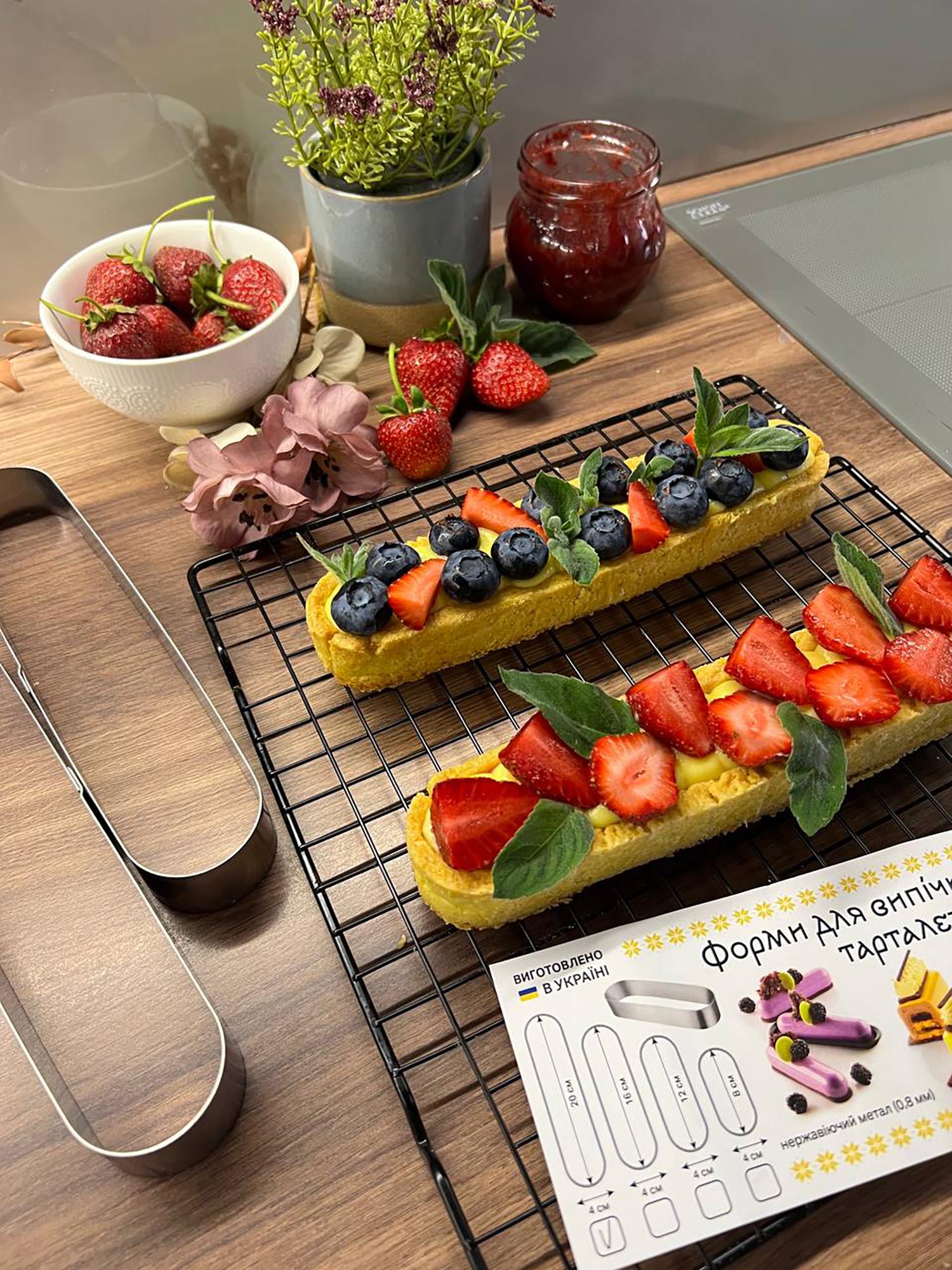 Набір формочок для еклерів/тістечок та тарталеток 4 шт. 20х4х2,5 см - фото 35 Набір формочок для еклерів/тістечок та тарталеток 4 шт. 20х4х2,5 см - фото 35