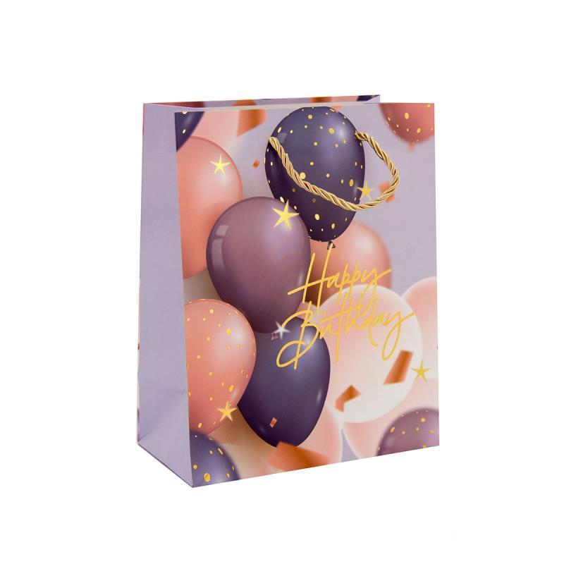 Подарочный пакет Stenson R33226-L Happy birthday 30х41,5х12 см