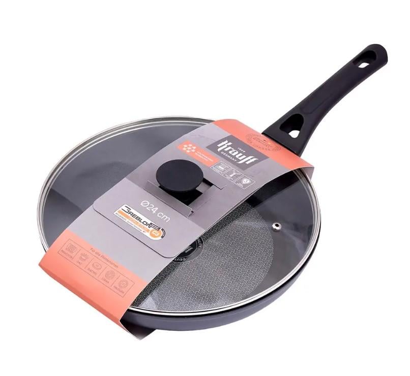 Cковорода Krauff 88-222-114 з покриттям Greblon Non-Stick C3 24 см (28334)