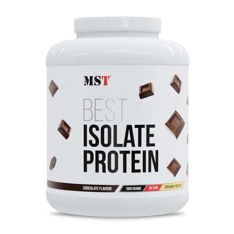 Протеин сывороточный изолят CFM MST Best Isolate Protein 1,8 кг Двойной шоколад