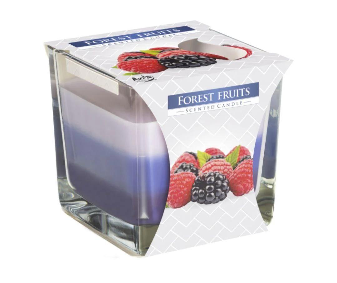 Ароматична свічка триколірна Bispol Лісова ягода (1682506116)