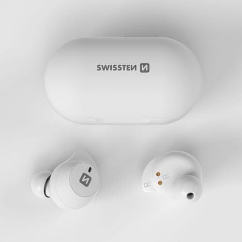 Навушники TWS SWISSTEN Stone Buds White (547080)