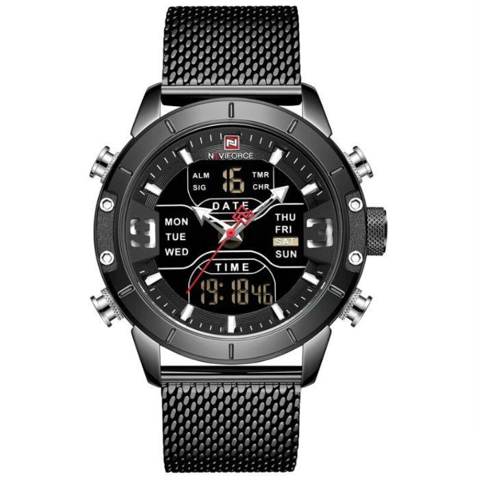 Наручний годинник Naviforce Tesla NF9153 Black (1037343217)