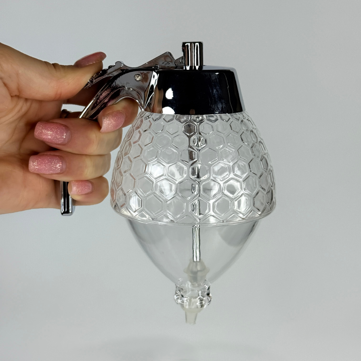 Дозатор для меду Honey Dispenser акриловий 200 мл Прозорий (D-48) - фото 2 Дозатор для меду Honey Dispenser акриловий 200 мл Прозорий (D-48) - фото 2