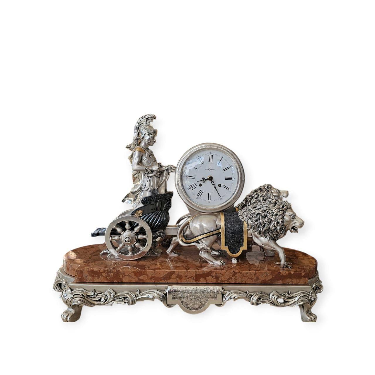 Часы механические Linea Argenti Колесница h 43х24х12,5 см (ORP802)