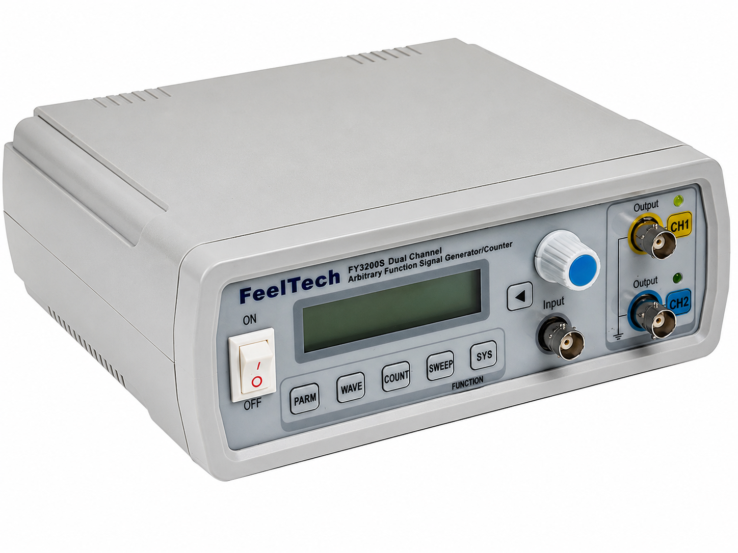 Двухканальный цифровой генератор сигналов произвольной формы DDS FeelTech FY3200S (1003-173-00) Двухканальный цифровой генератор сигналов произвольной формы DDS FeelTech FY3200S (1003-173-00)