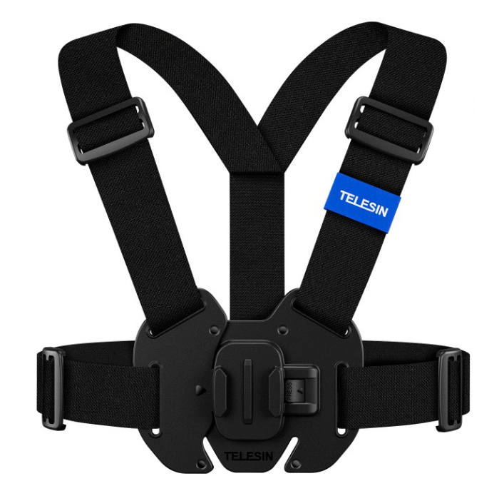 Крепление для экшн-камер GoPro Telesin GP-UCS-001 на тело на грудь на эластичных ремешках (77009)