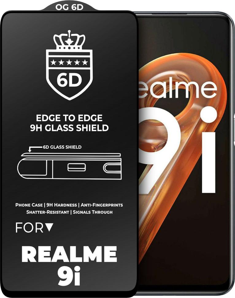 Стекло защитное 6D Realme 9i Glass Shield (33214)