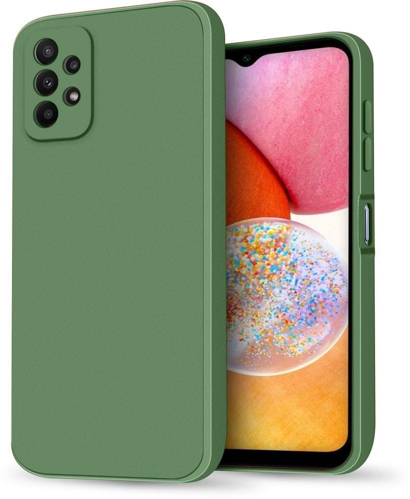 Силиконовый чехол HardCorner Samsung Galaxy A23 A235 (с микрофиброй) Khaki (35410-17)