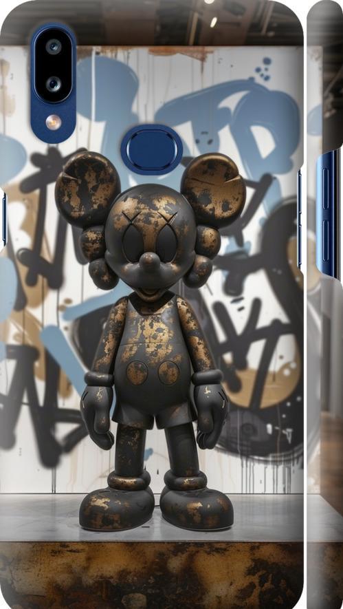 Чехол на Samsung Galaxy A10s A107F Bronze kaws v2 (6098m-1776-42517)