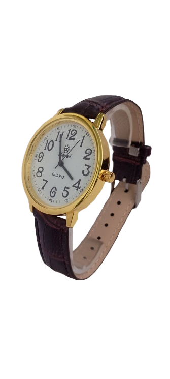 Часы мужские Xwei на ремешке d-40 мм Gold/White/Brown (3760)