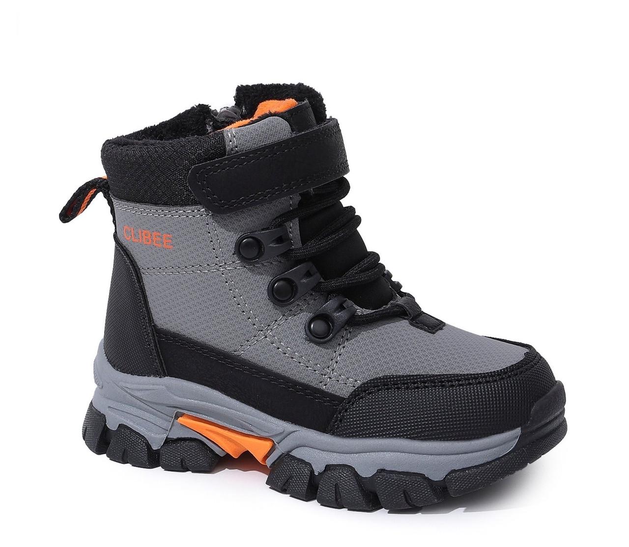 Ботинки зимние для мальчиков Clibee HA592159/27 р. 27 Серый