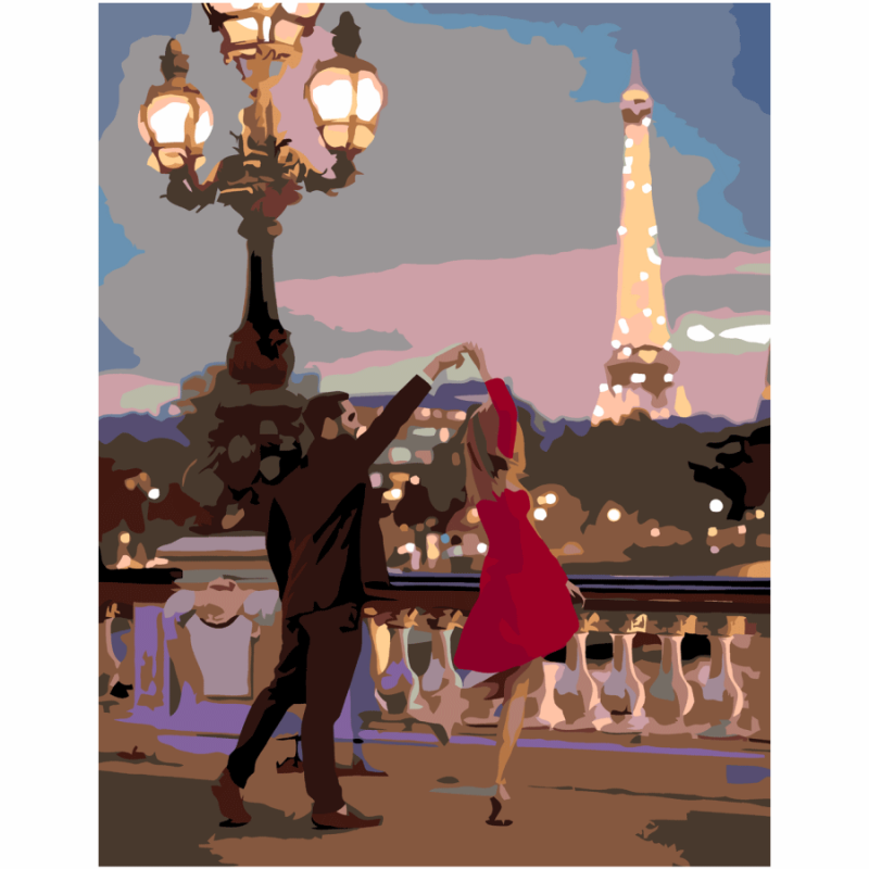 Картина по номерам Rosa Незабываемое свидание 35х45 см (Az-261126)