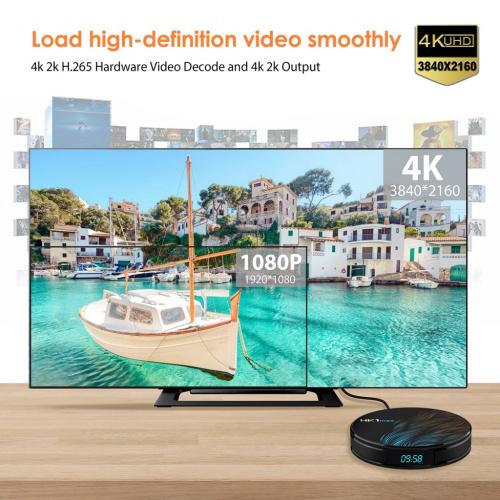 Смарт-приставка HK1 Max Android 9.0 TV Box Wi Fi 5 ГГц 4 + 64 Gb - фото 5