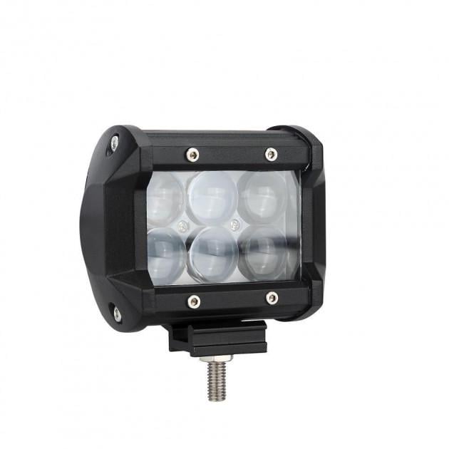 Автофара LightX 5D-18W LED-балка на 6 світлодіодів Чорний - фото 5