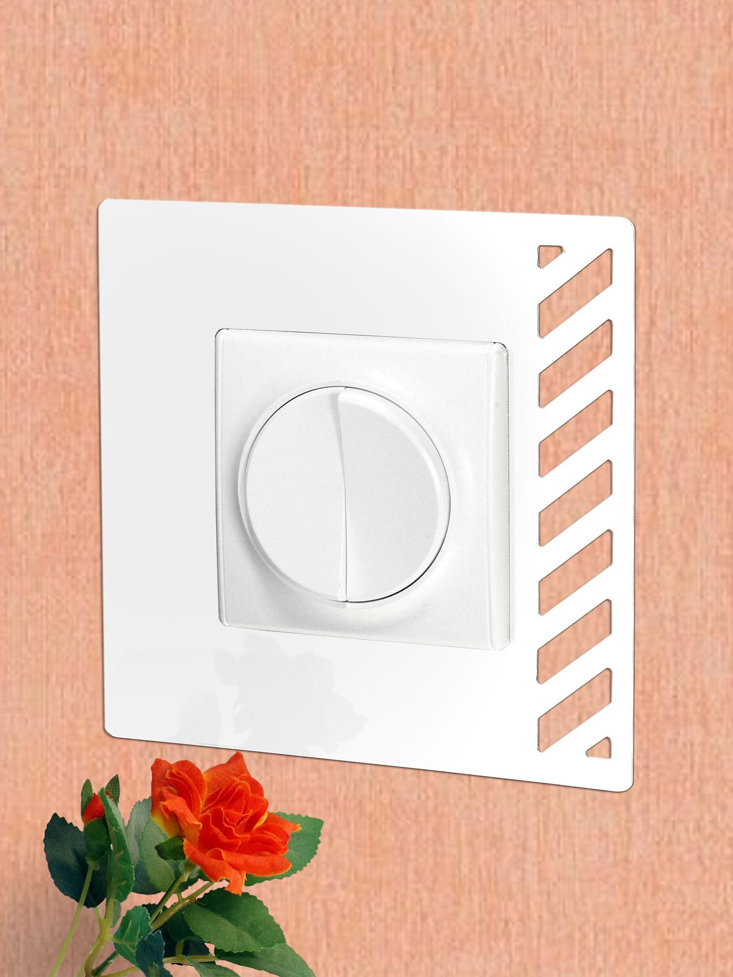 Наклейка интерьерная под выключатель №4 на стену 1 шт. Белый (21994121) Наклейка интерьерная под выключатель №4 на стену 1 шт. Белый (21994121)
