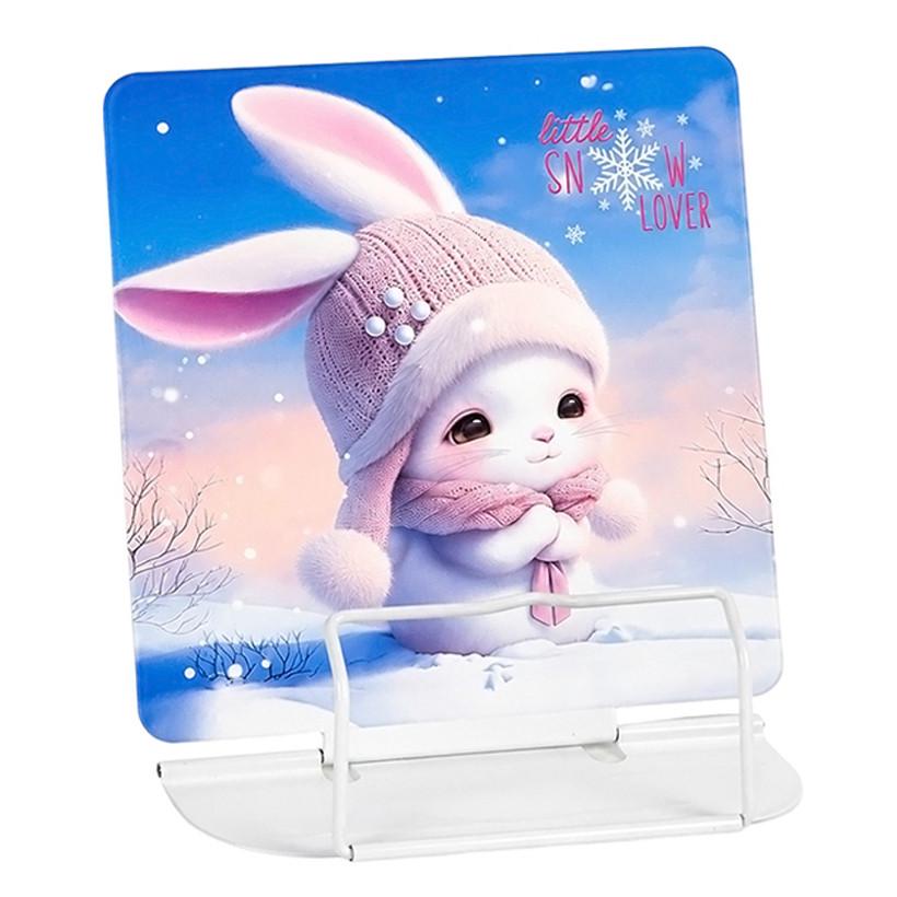 Подставка для книг металлическая Bambi Little snow lover Розовый (KP-406-B-68)