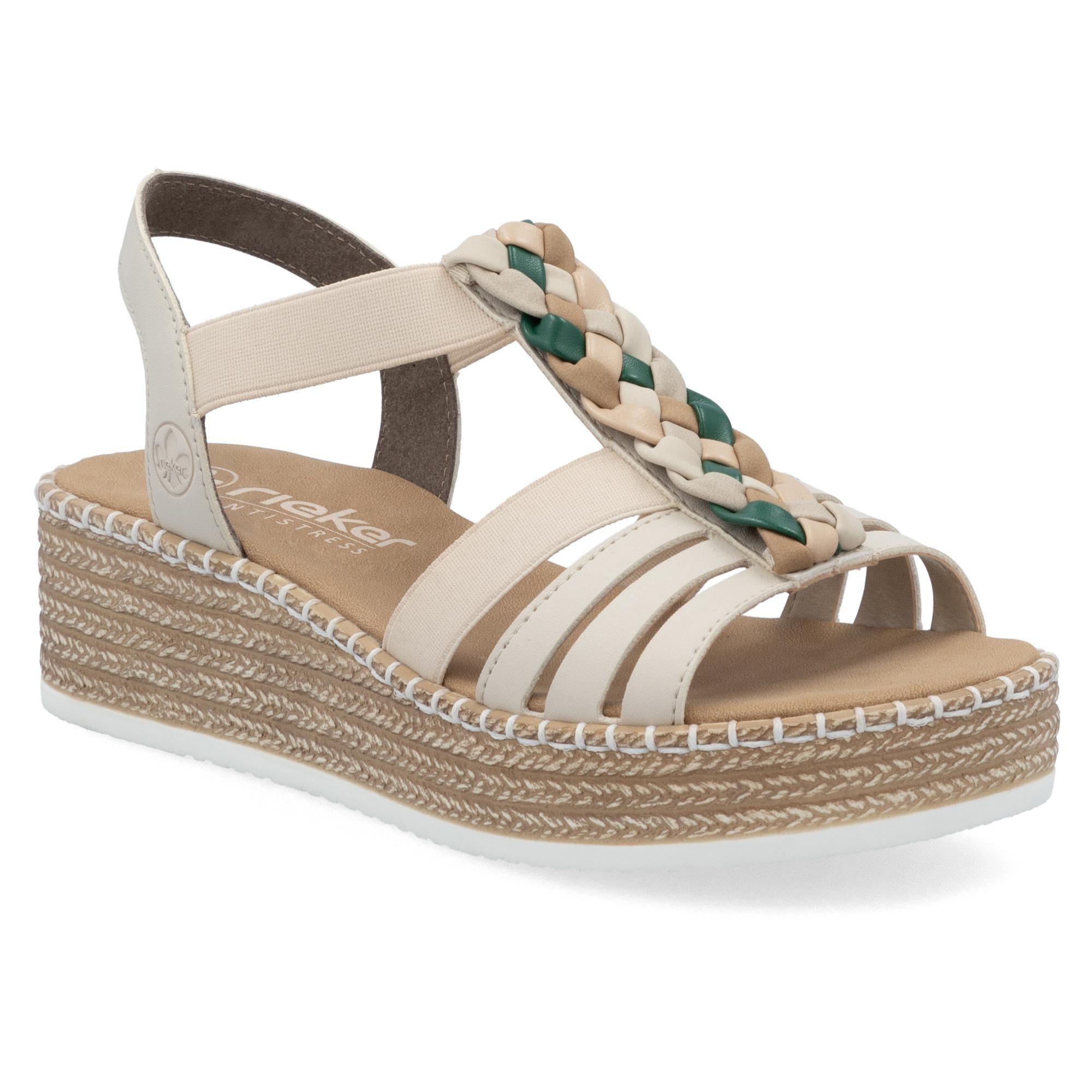 Сандалии женские летние RIEKER р. 39 Бежевый (060207-39)
