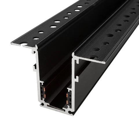 Профіль трековий магнітний Prolum M20 D20 вбудований перфорований 2 м (28794861)