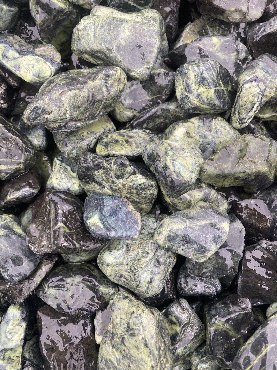 Галька Кам'яний двір Греція 2-4 см Зелений (0030)