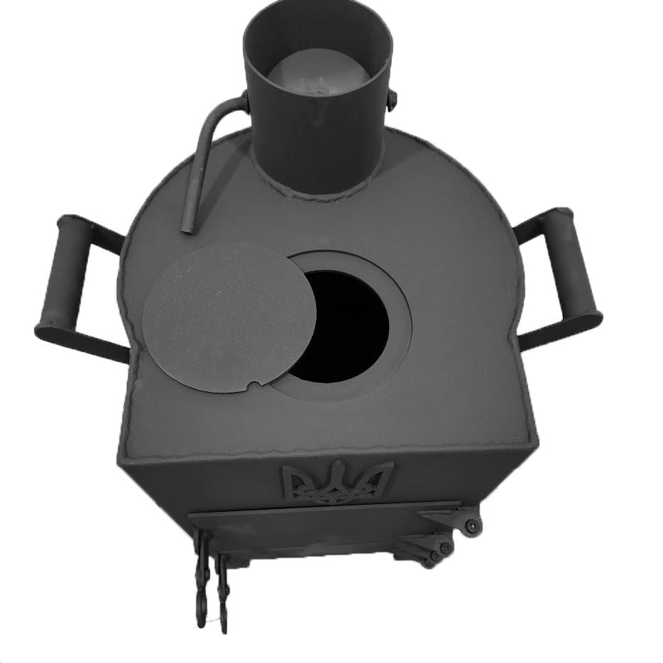 Печь SAB с гербом сталь 3 мм блиндажная для отопления (0062) - фото 6 Печь SAB с гербом сталь 3 мм блиндажная для отопления (0062) - фото 6