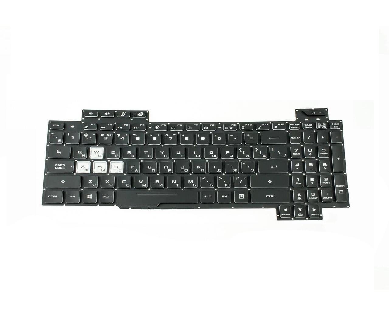 Клавиатура для ноутбука Asus G715GW подсветка клавиш (0KNR0-6618RU00)