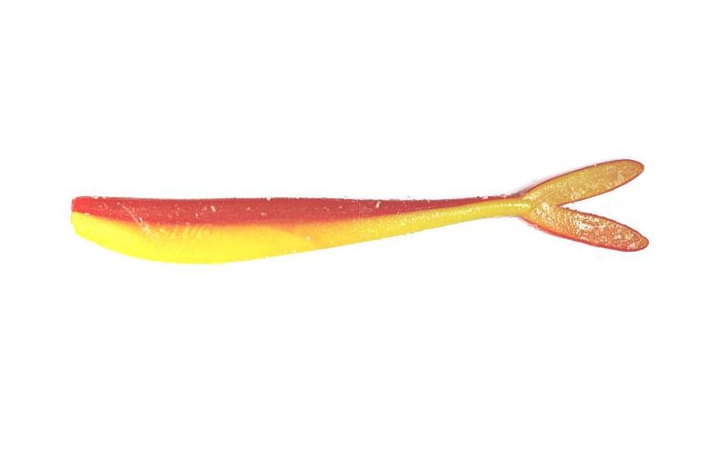 Силиконовый слаг Fox Slug №026 съедобный 12 см 6 шт. Red/Yellow (8796)