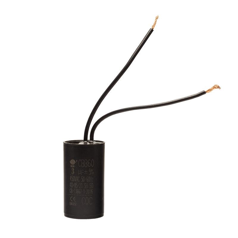 Конденсатор HydroTherm 3 МкФ кабель (TU-20754) Конденсатор HydroTherm 3 МкФ кабель (TU-20754)