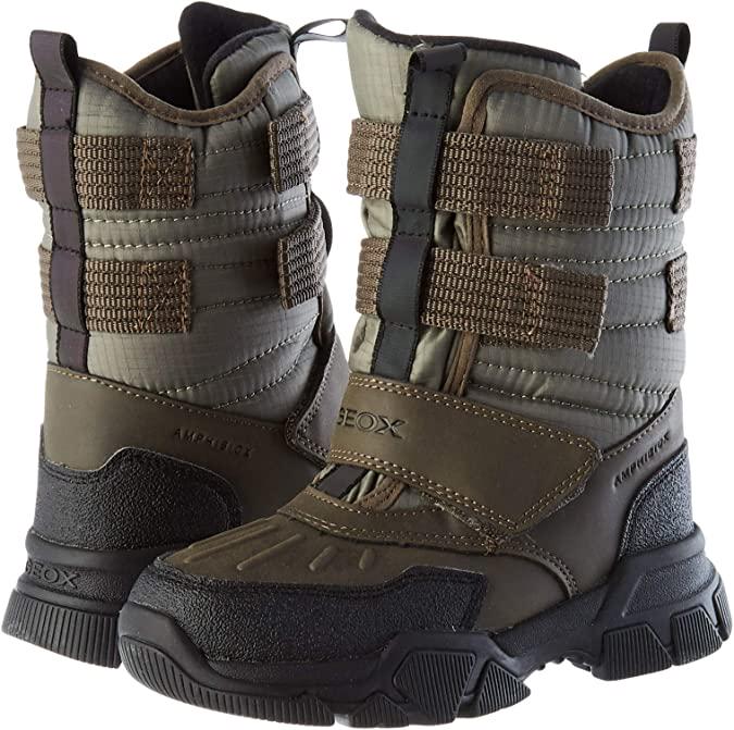 Сапоги детские зимние Geox Nevegal р. 37 Military (17946605)