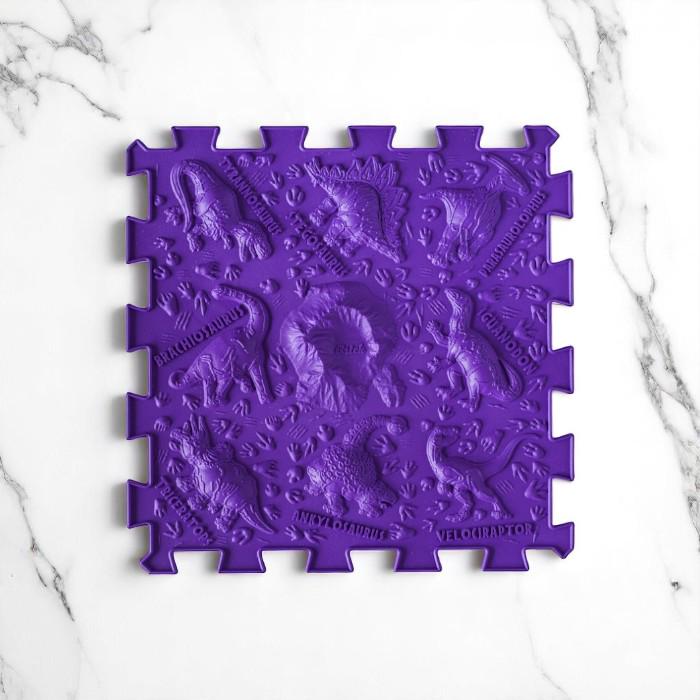 Розвиваючий килимок масажний Пазли Мікс Терразаври 1 елемент Фіолетовий (FY1006) - фото 2 Розвиваючий килимок масажний Пазли Мікс Терразаври 1 елемент Фіолетовий (FY1006) - фото 2