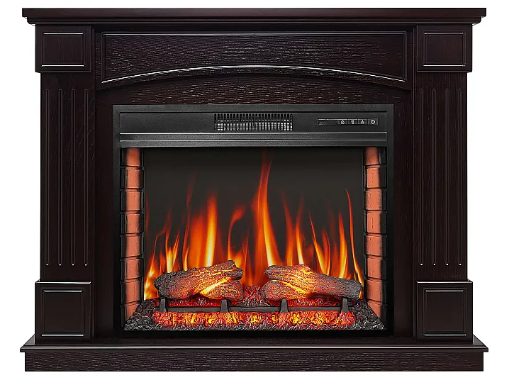 Электрокамин ArtiFlame Boston AF28S орех звук горения огня (31022538)