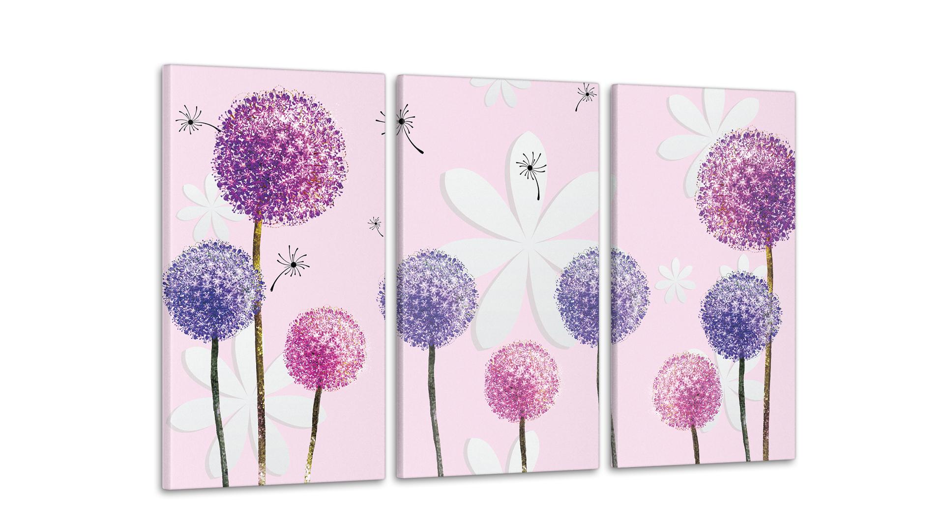 Модульная картина Цвети Абстракция 53x100 см (Art-56_3А)