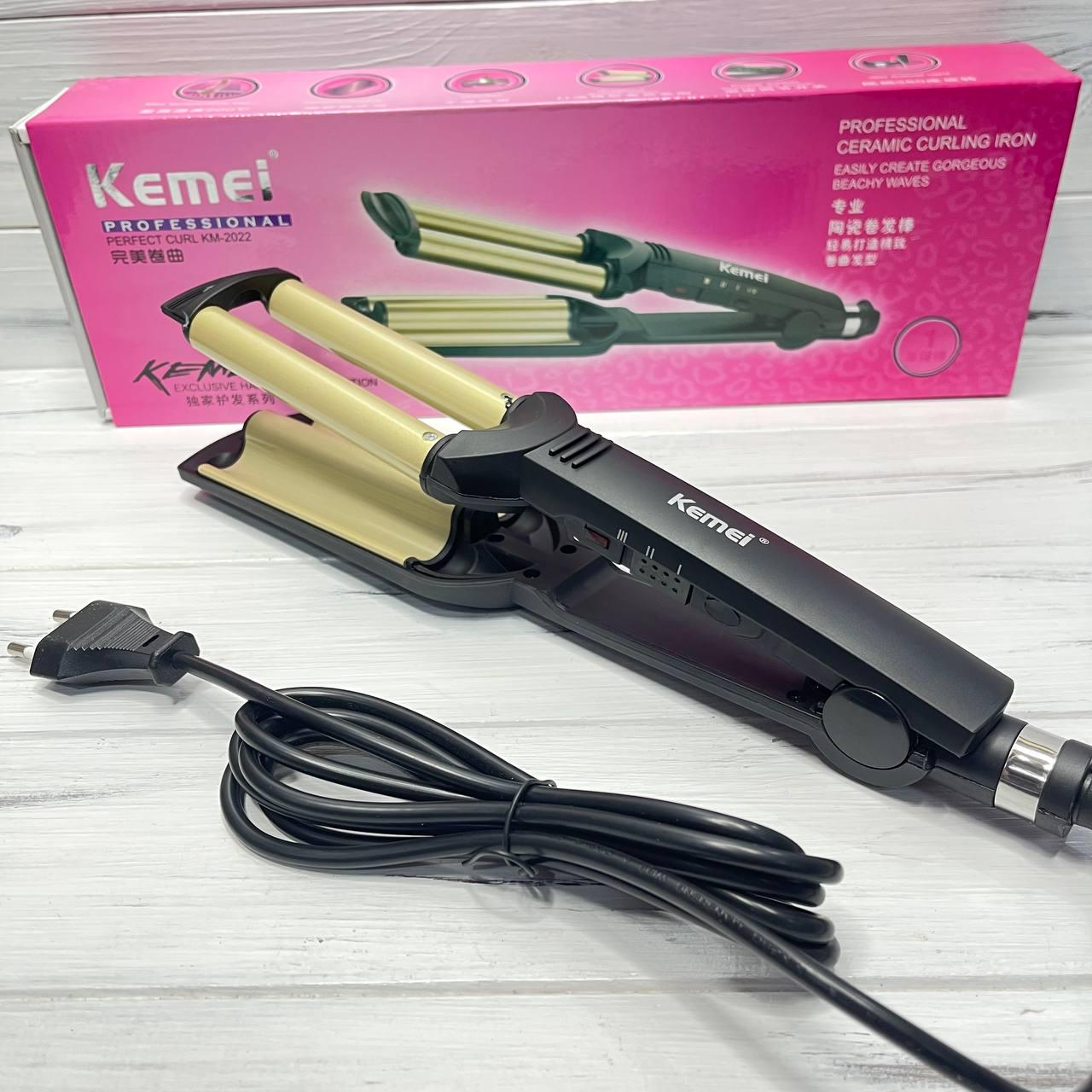 Щипцы Kemei KM-2022 (17648224) - фото 4 Щипцы Kemei KM-2022 (17648224) - фото 4