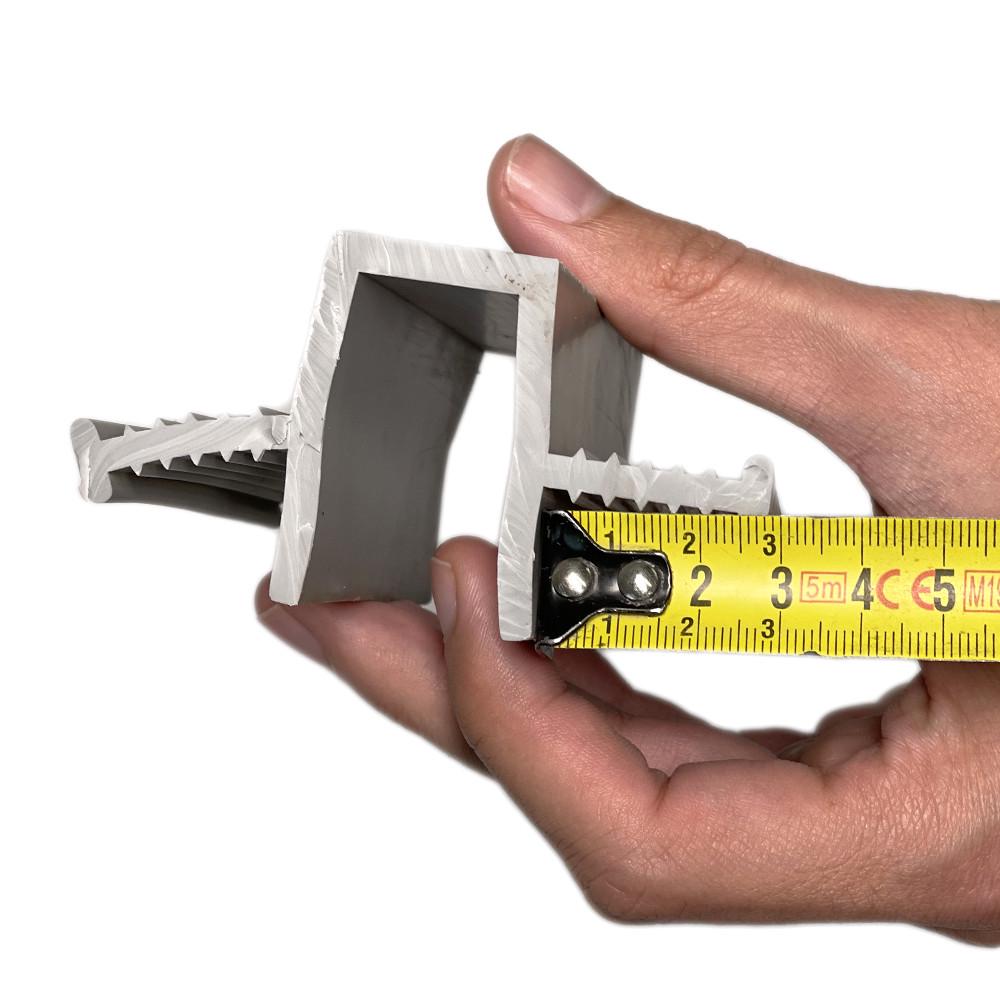 Гідрошпонка зовнішня для деформаційних швів П-1 ПВХ гідроізоляційна 50х30 мм 20 м.п. (19520195) - фото 4