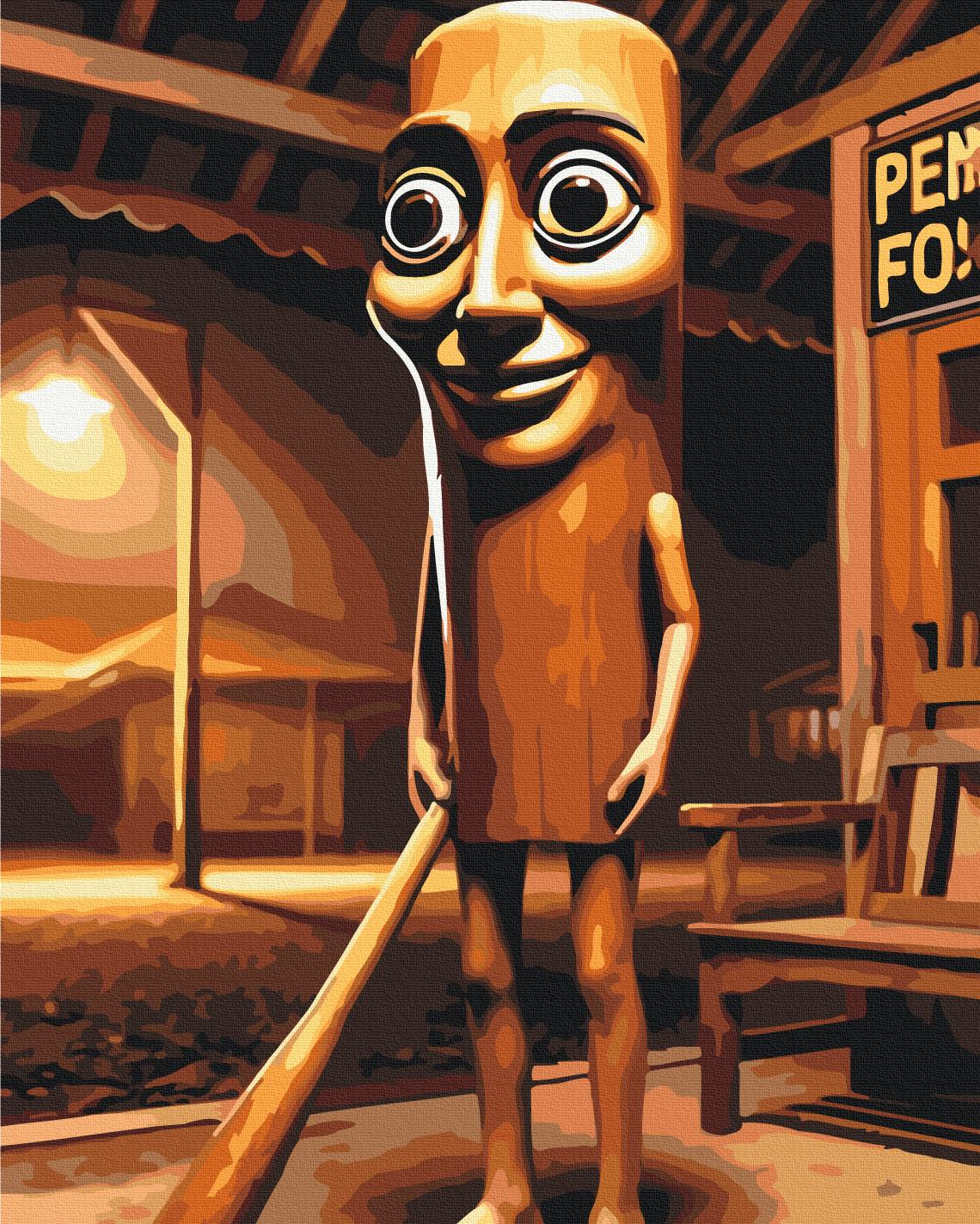 Картина за номерами Brushme TUNG TUNG TUNG SAHUR 40x50 см (BS54387)