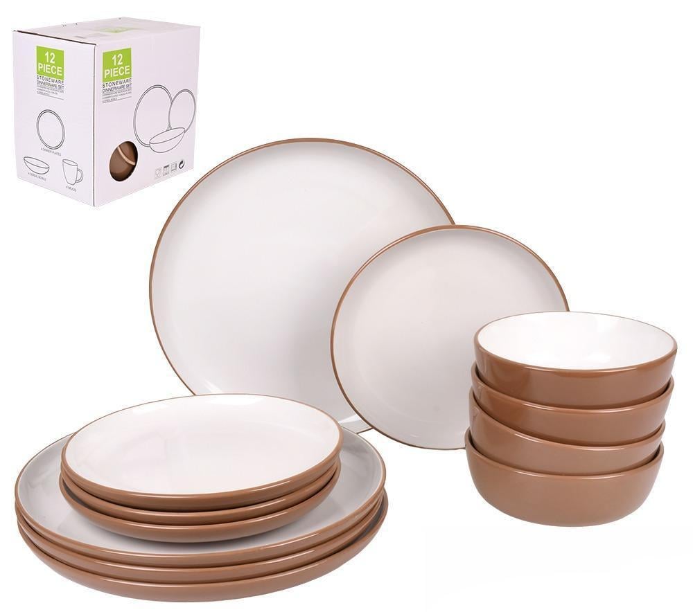 Набор столовой посуды 12 пр. тарелка 26 и 20 см/пиала 14 см (MC5581--4) - фото 1 Набор столовой посуды 12 пр. тарелка 26 и 20 см/пиала 14 см (MC5581--4) - фото 1