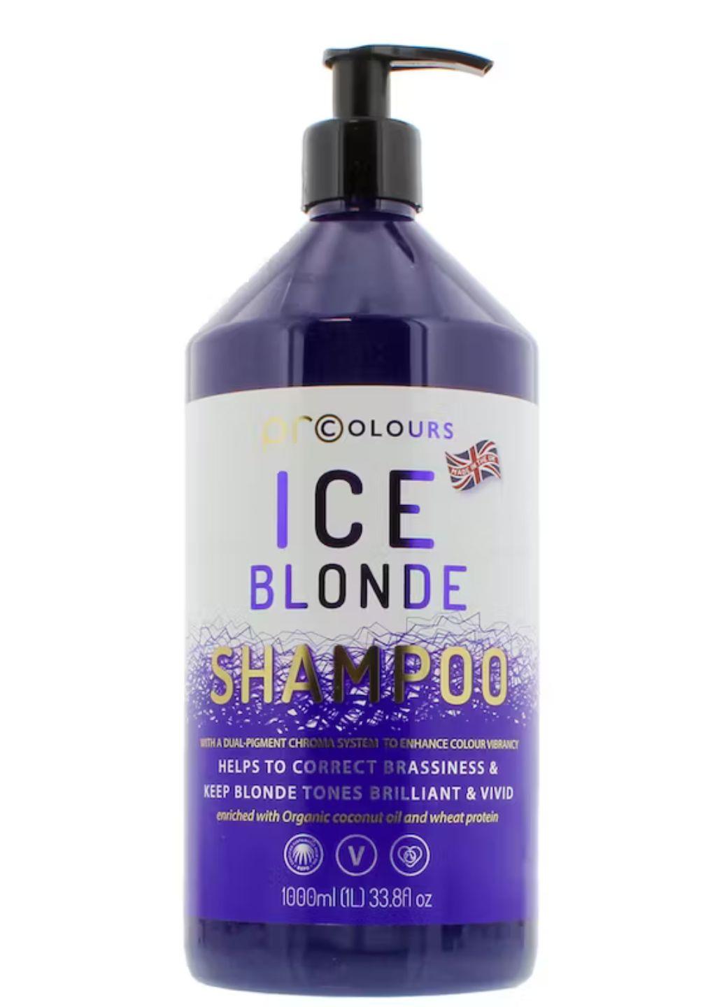 Шампунь для світлого волосся Pro Colours Ice Blonde 1л (Е-01593)