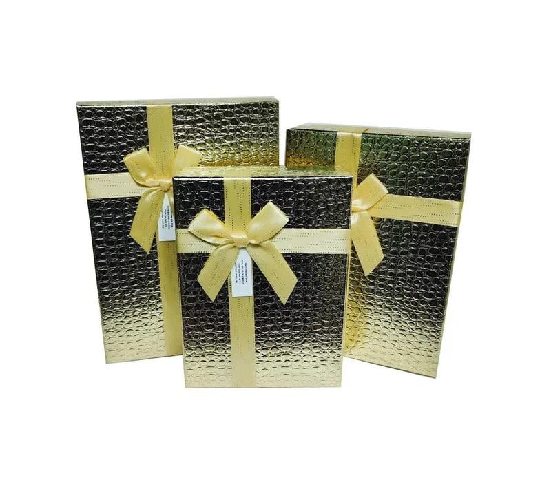 Коробка подарочная Beautiful 3 шт. 23х16х10/21х14х8/19х12х7 см (R33269G)