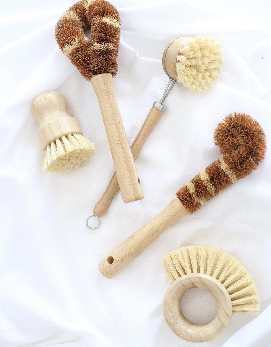Набор щеток бамбуковых универсальный для мытья посуды и уборки - фото 3 Набор щеток бамбуковых универсальный для мытья посуды и уборки - фото 3