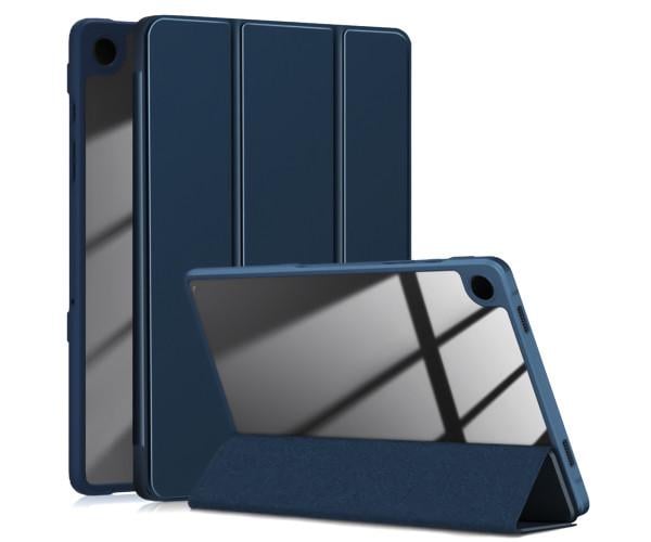 Чехол-книжка Glass Magnet Flip Cover для Samsung Galaxy Tab A9 Plus Синий
