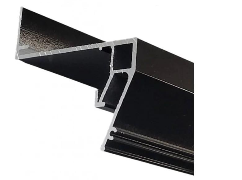 Профиль левитирующий для натяжного потолка ГХ40 алюминиевый 2 м Черный (31731807)