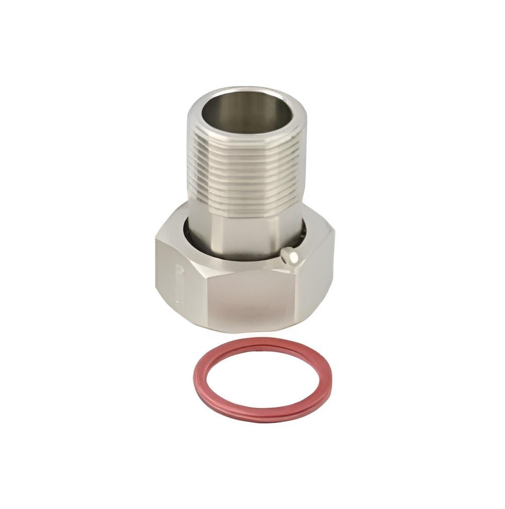 Полусгон для счетчика Raftec с накидной гайкой пара 1/2" (SW-72203)