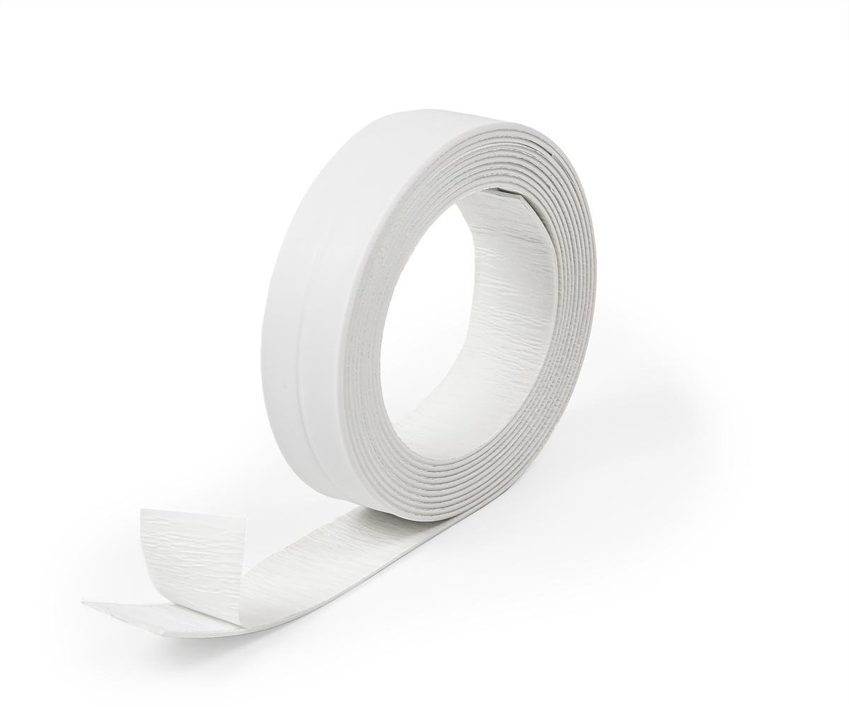 Бордюрная лента Polax для ванной 28 мм х 3,2 м Белый (45-001)