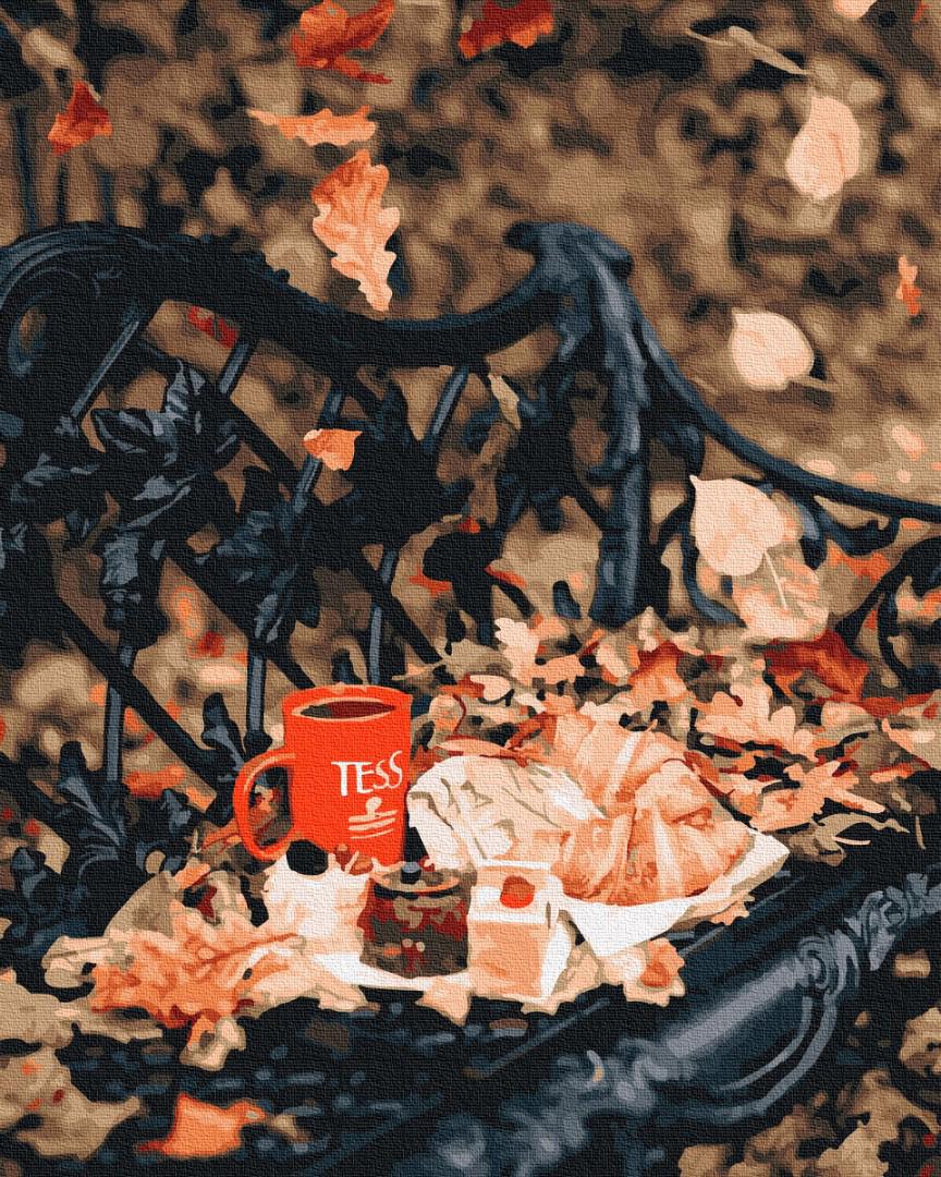 Картина по номерам Brushme "Осеннее чаепитие в парке" 40х50 см (BK-GX25456) Картина по номерам Brushme "Осеннее чаепитие в парке" 40х50 см (BK-GX25456)