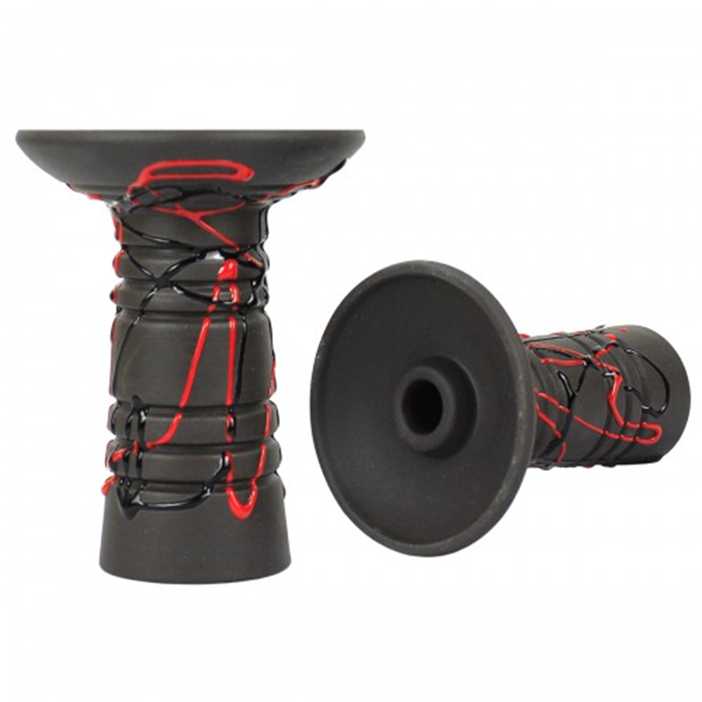 Чаша Gusto Bowls Alien Black Glaze Red/Black (23763)