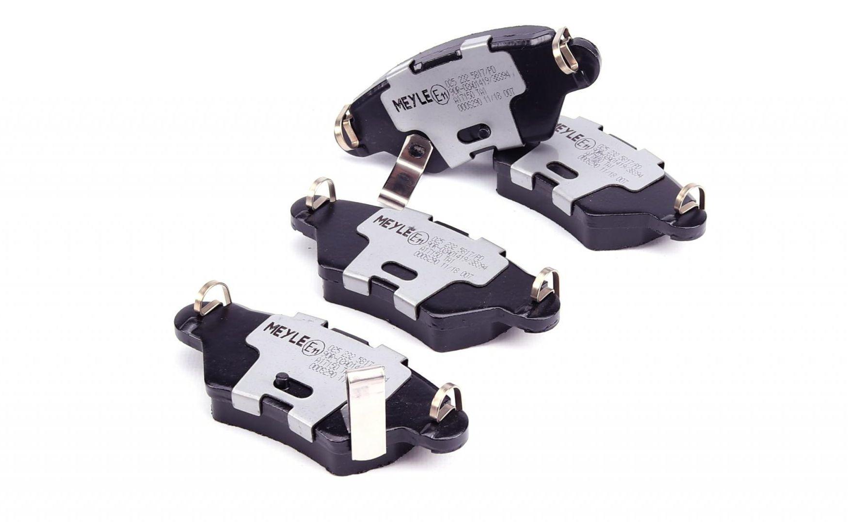 Колодки тормозные задние Meyle для Opel Astra G/Zafira A 98-09 Bosch (025 232 5817/PD)