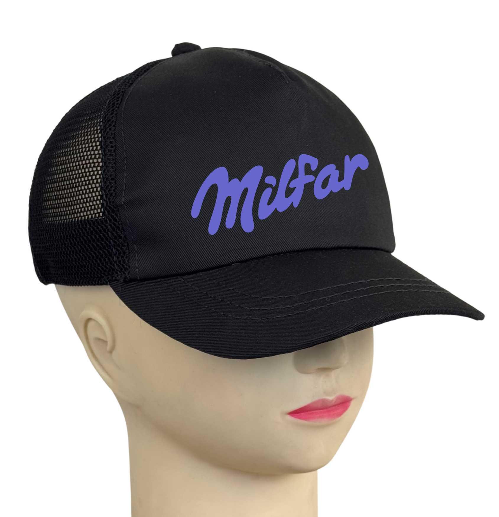 Кепка чоловіча TM Spinogriz СПИ2025 "MilFar" 54-56 см Чорний (27195195)